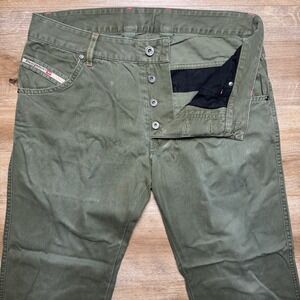 Diesel Men's Bumix Straight Jeans - Olive Green